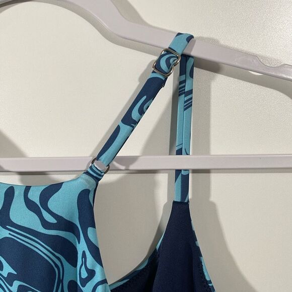 Kitty & Vibe Play Dress in Blue Swirl Size medium Swim and Exercise Dress - Picture 7 of 11